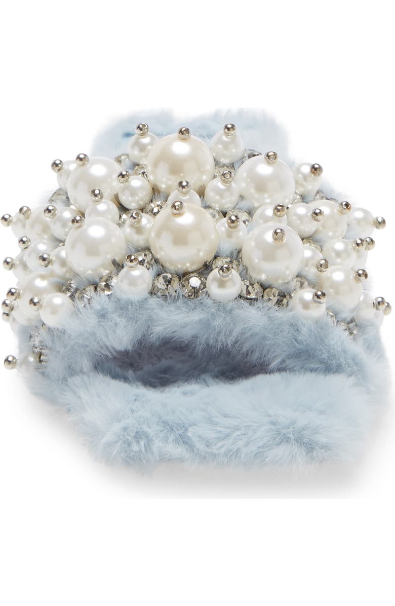 Jeffrey Campbell Facile Faux Fur Slide Sandal, Alternate, color,