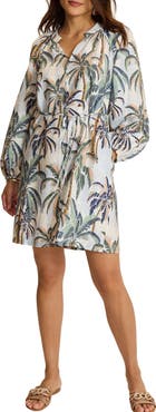 Tommy Bahama Palm Oasis Long Sleeve Short Dress