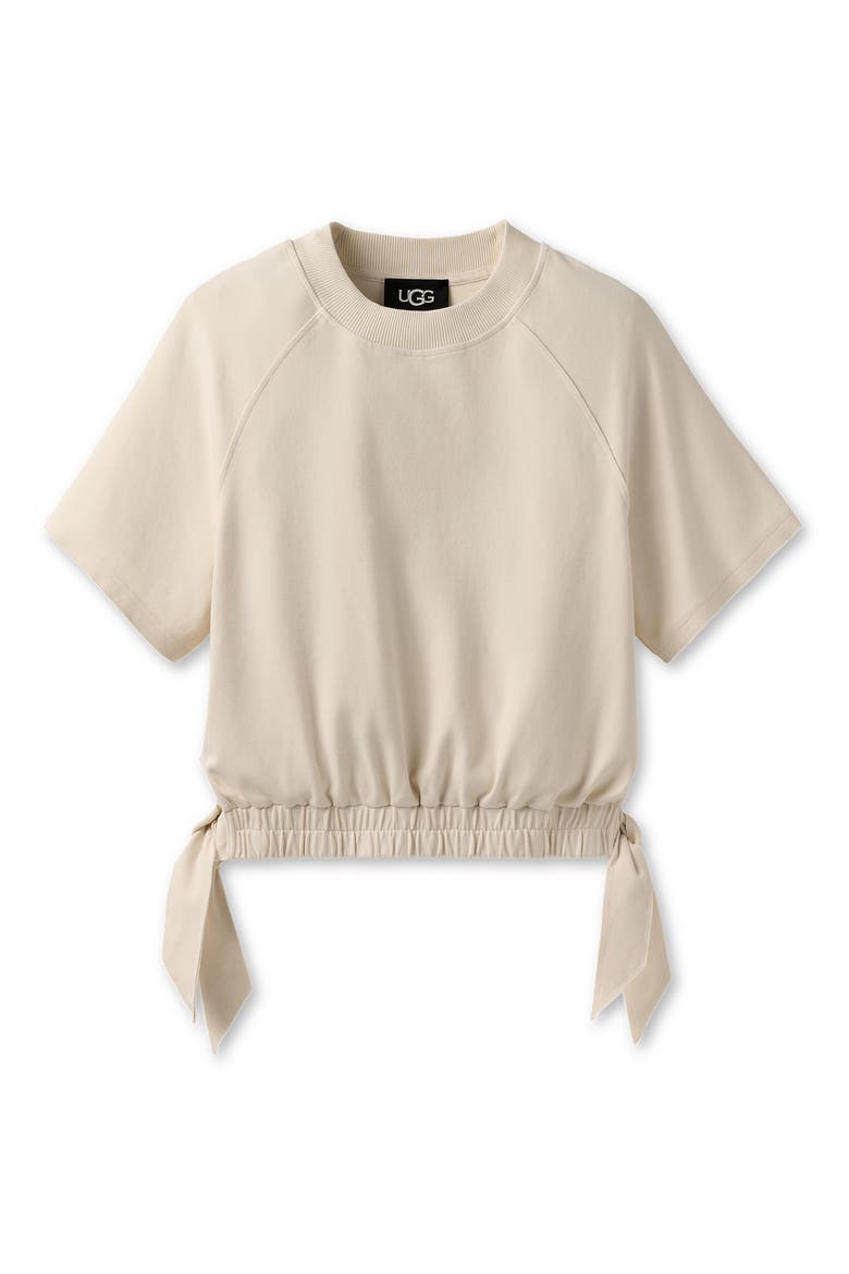 Jalani Side Tie Raglan Sleeve Top, Alternate, color, CREAM