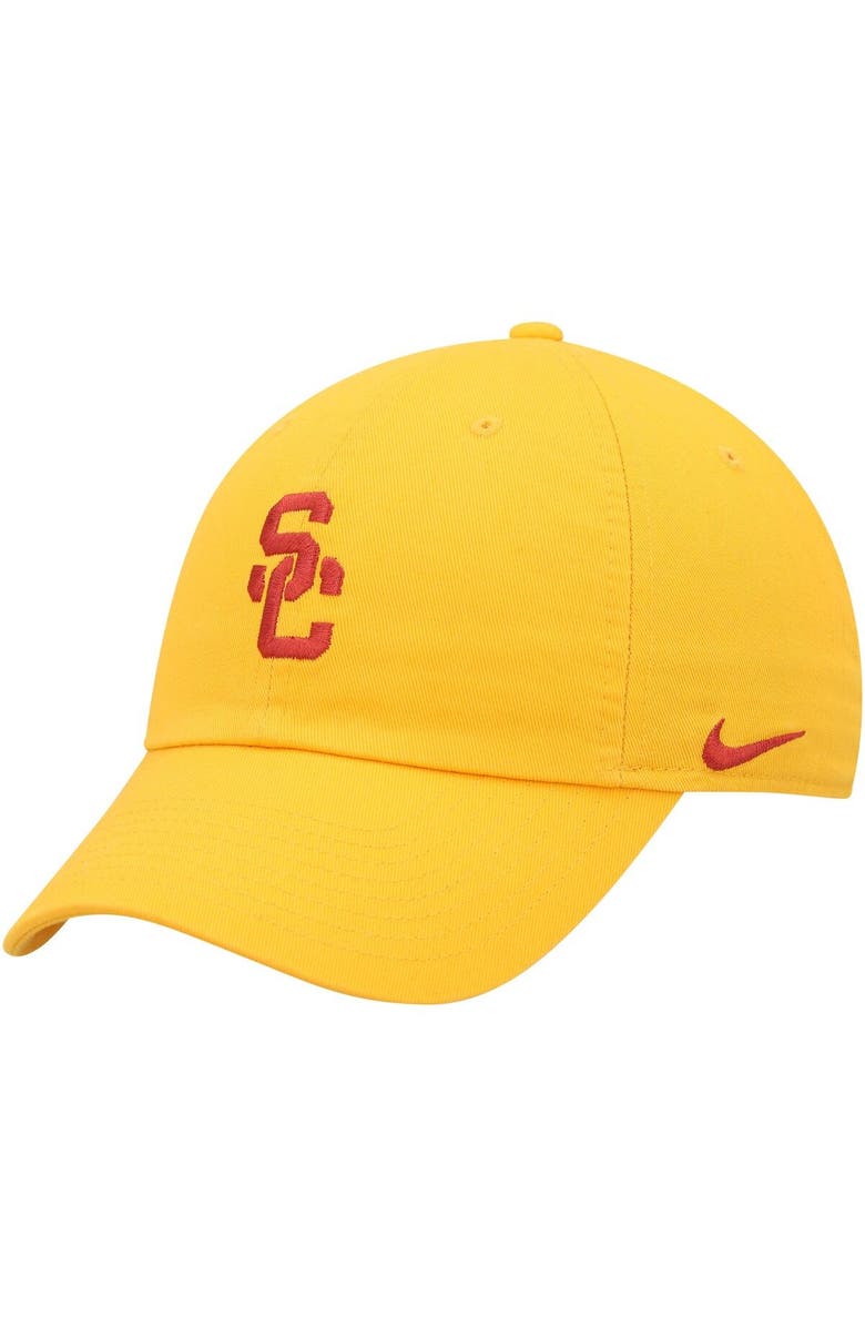 Nike Men's Nike Gold USC Trojans Heritage86 Logo Performance Adjustable Hat, Main, color,