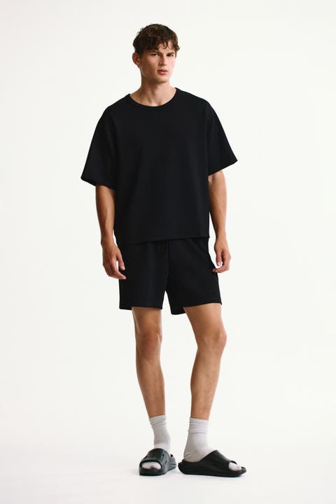 Regular-fit Waffled Sports Shorts With Drymove