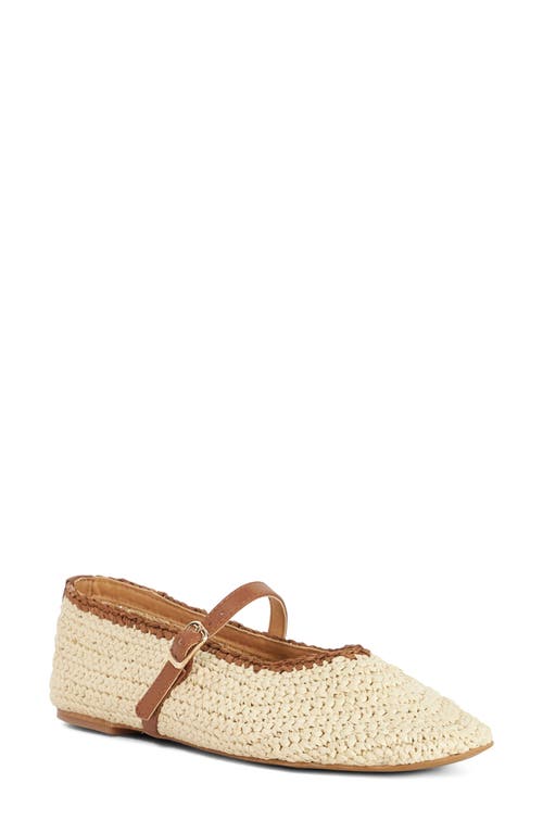Dune London Haloha Mary Jane Flat in Natural at Nordstrom, Size 40