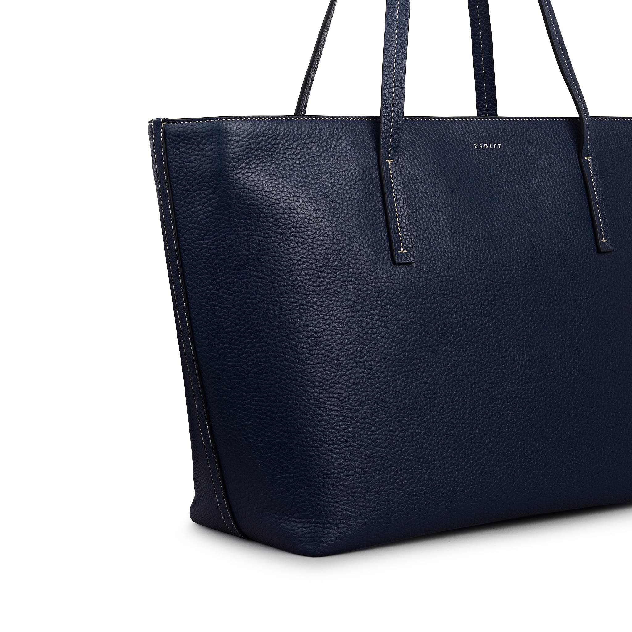 Radley Dukes Place Large Ziptop Tote Bag, Alternate, color, Naval