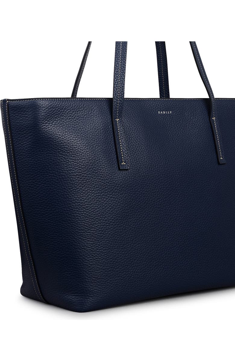 Radley Dukes Place Large Ziptop Tote Bag, Alternate, color, Naval
