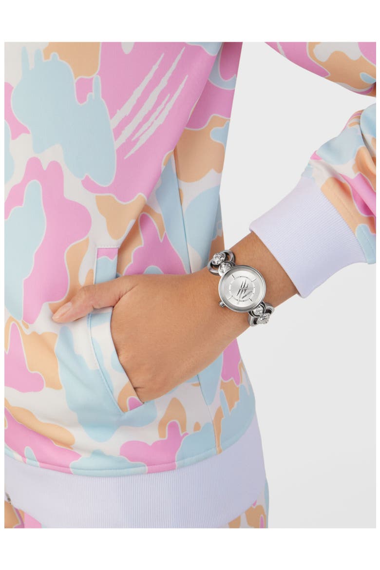Supernova Charm Bracelet Watch, 34mm, Alternate, color, STAINLESS STEEL