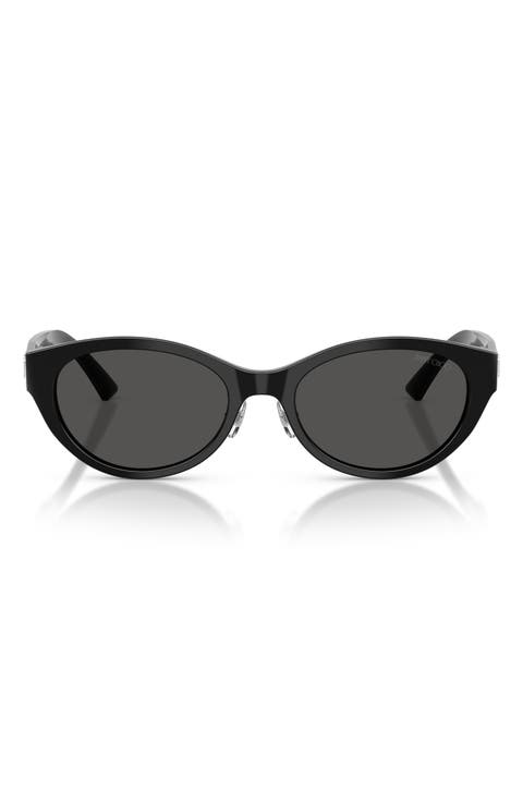 55mm Oval Sunglasses