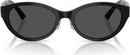 Jimmy Choo 55mm Oval Sunglasses