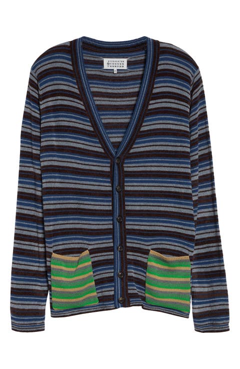 Stripe Knit Cardigan