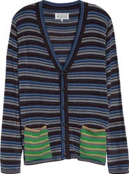 Maison Margiela Stripe Knit Cardigan