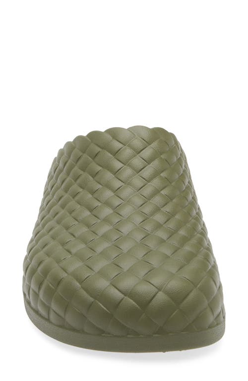 Crocs Dylan Woven Clog In Army Green