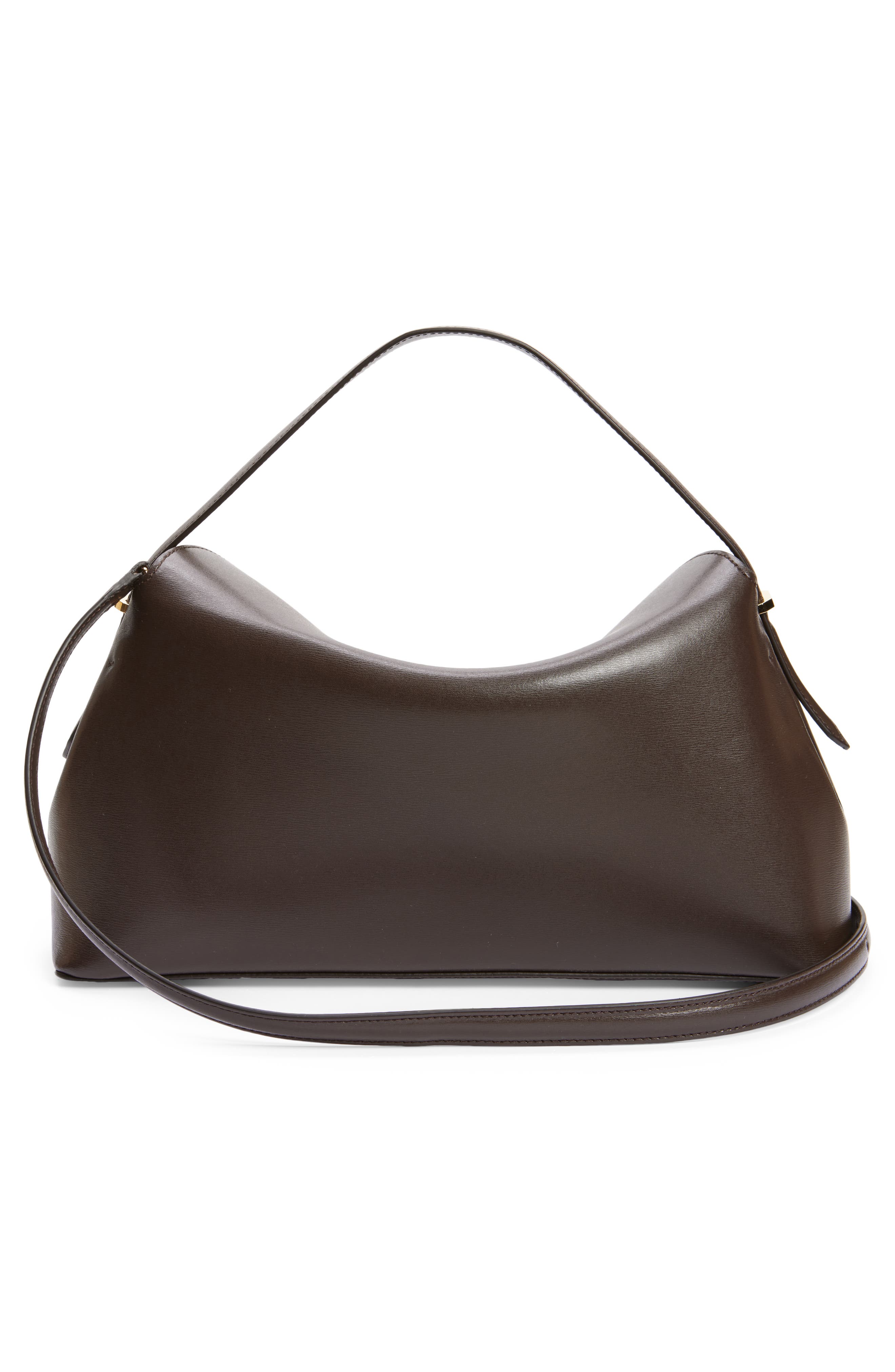 T-Lock Curve Shoulder Bag, Alternate, color, BARK