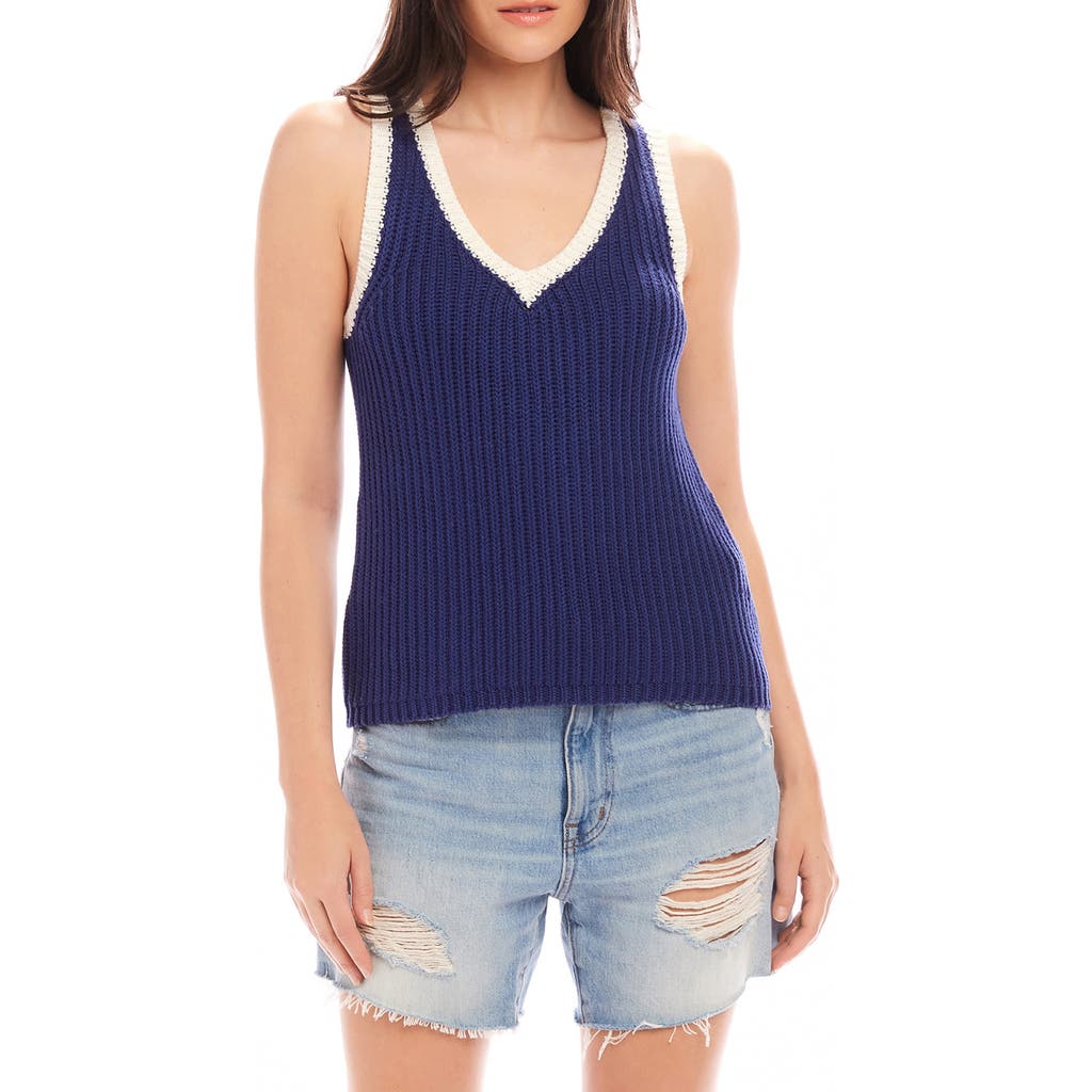 FIFTEEN TWENTY FIFTEEN TWENTY NICOLE CONTRAST TRIM SWEATER VEST