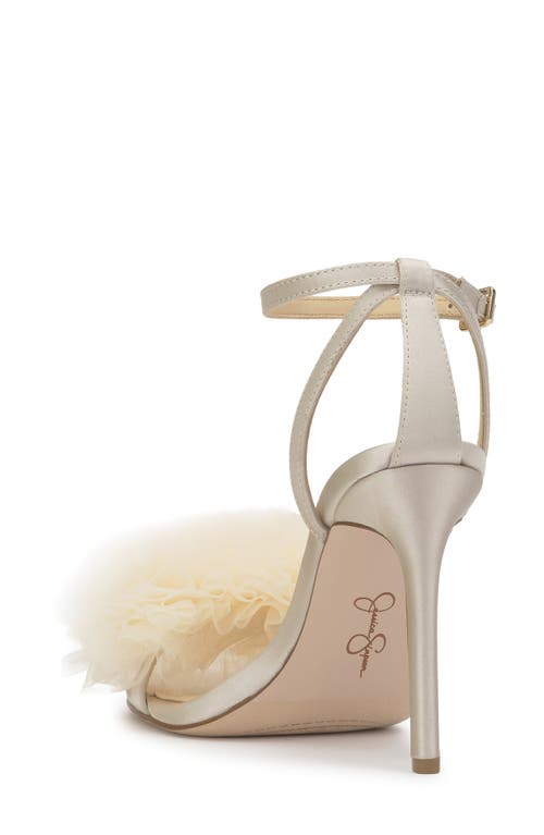Jessica Simpson Jilria Ankle Strap Sandal In Soft Ivory