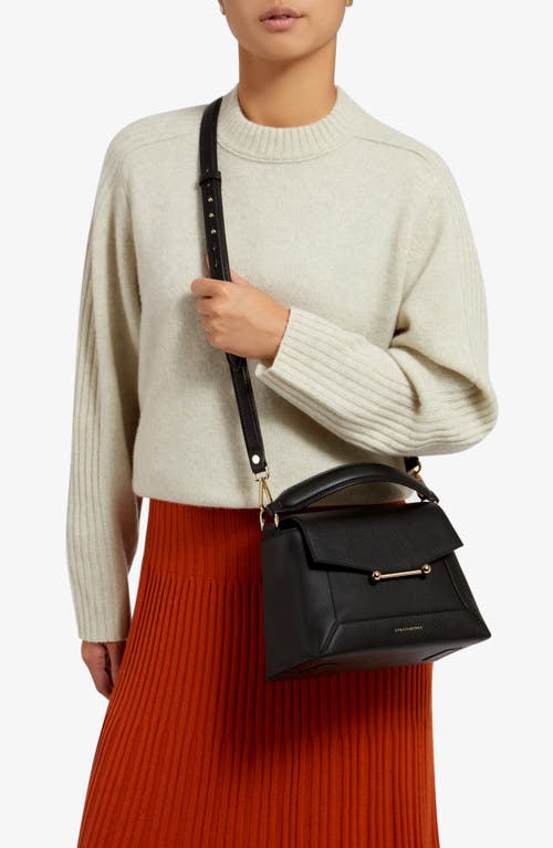 Strathberry Mosaic Leather Top Handle Bag
