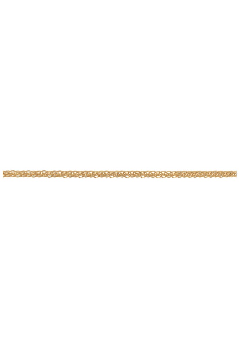 14k Gold Chain Bracelet, Alternate, color, 14KY