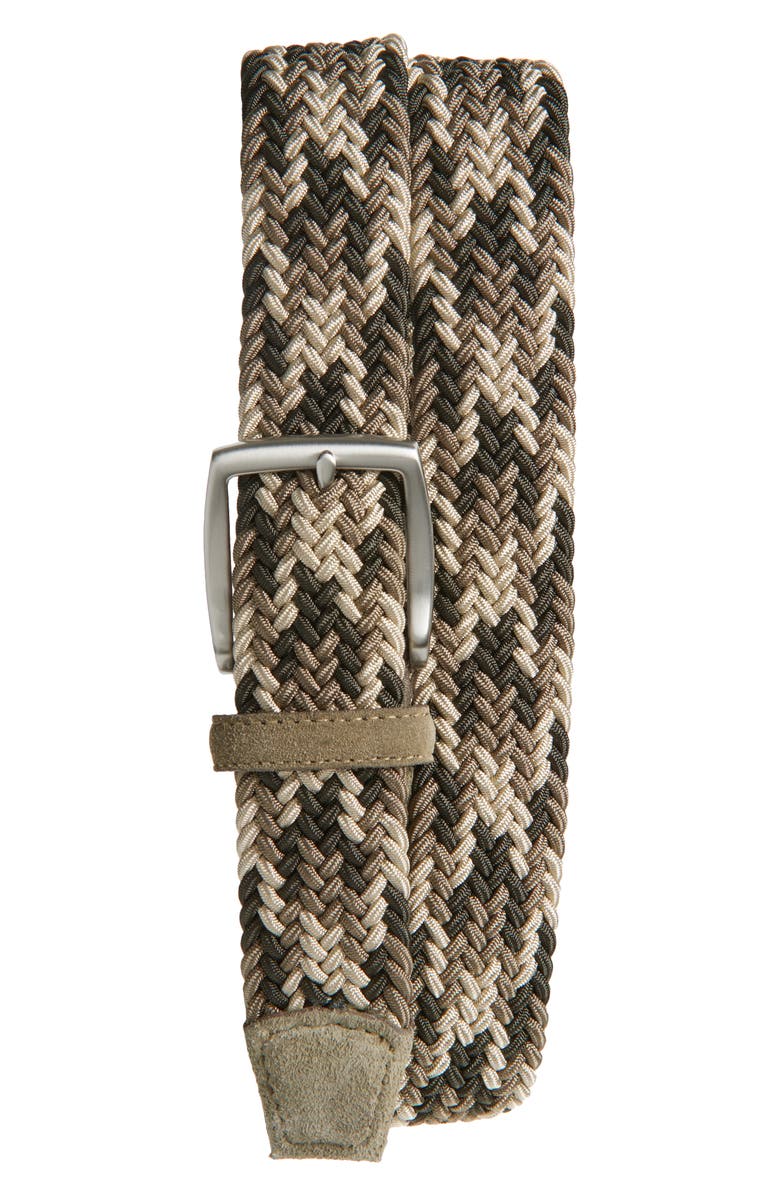 Torino Woven Multicolor Belt, Main, color, Grey Camo