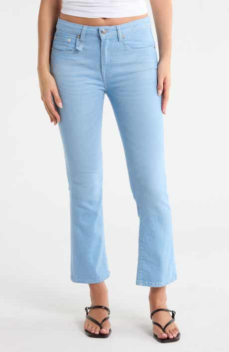 R13 Kick Fit Crop Flare Leg Jeans
