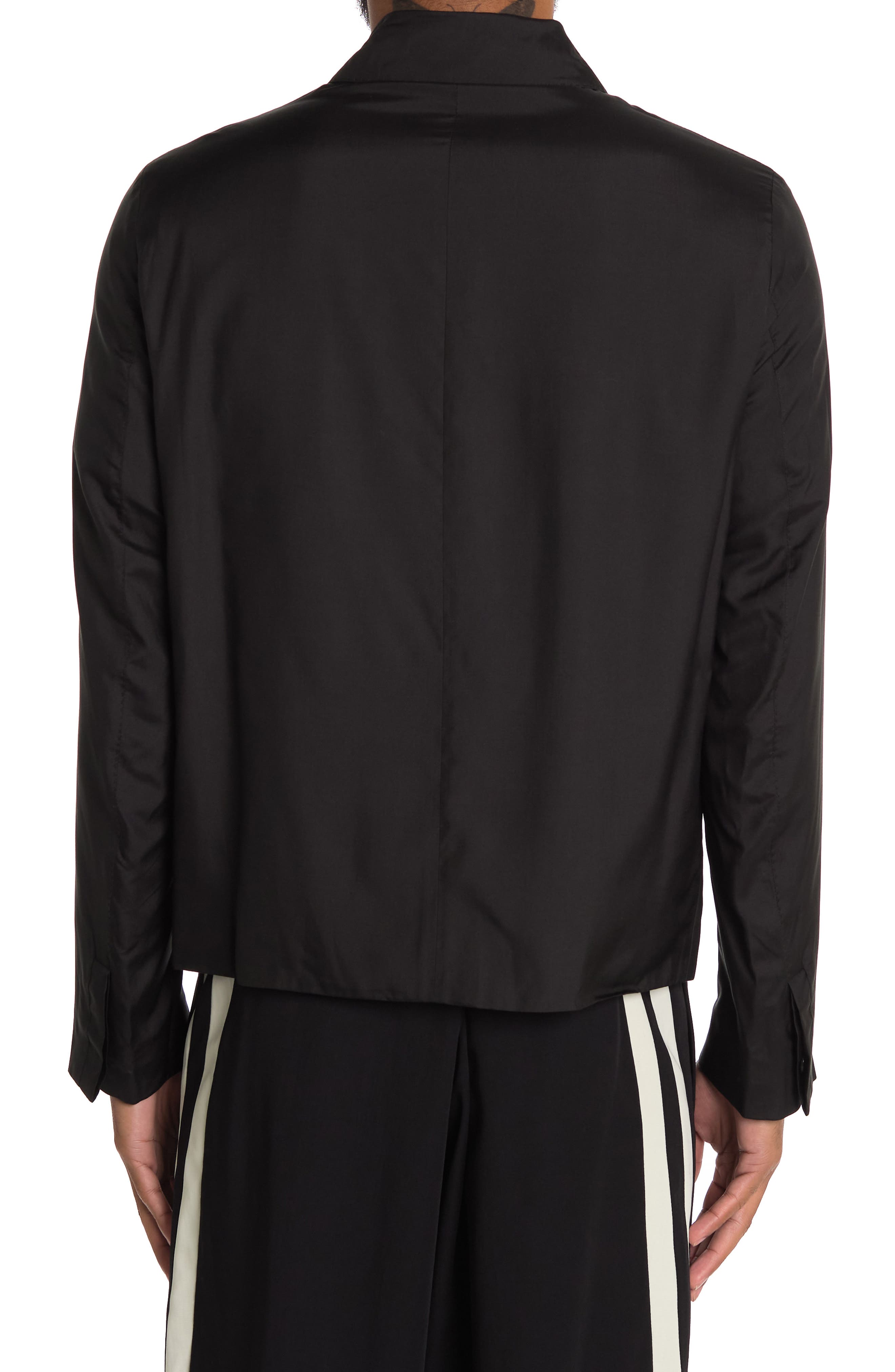 Valentino Caban Collared Silk Shacket (Men) | Nordstromrack