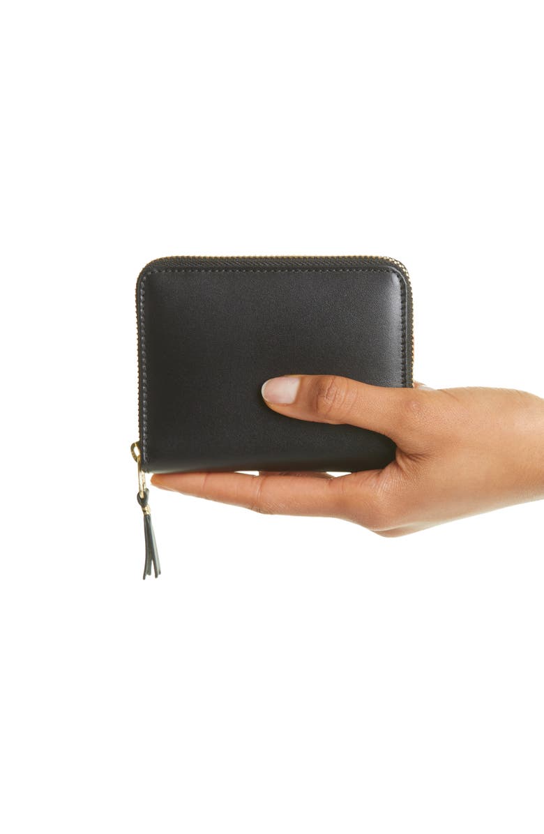 Comme des Garçons Wallets Classic Leather Zip Accordion Wallet, Alternate, color, 