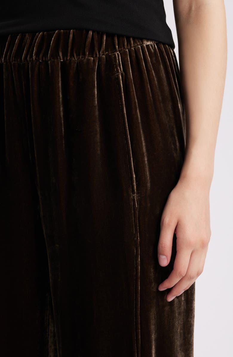 Eileen Fisher Velvet Lantern Ankle Pants, Alternate, color,