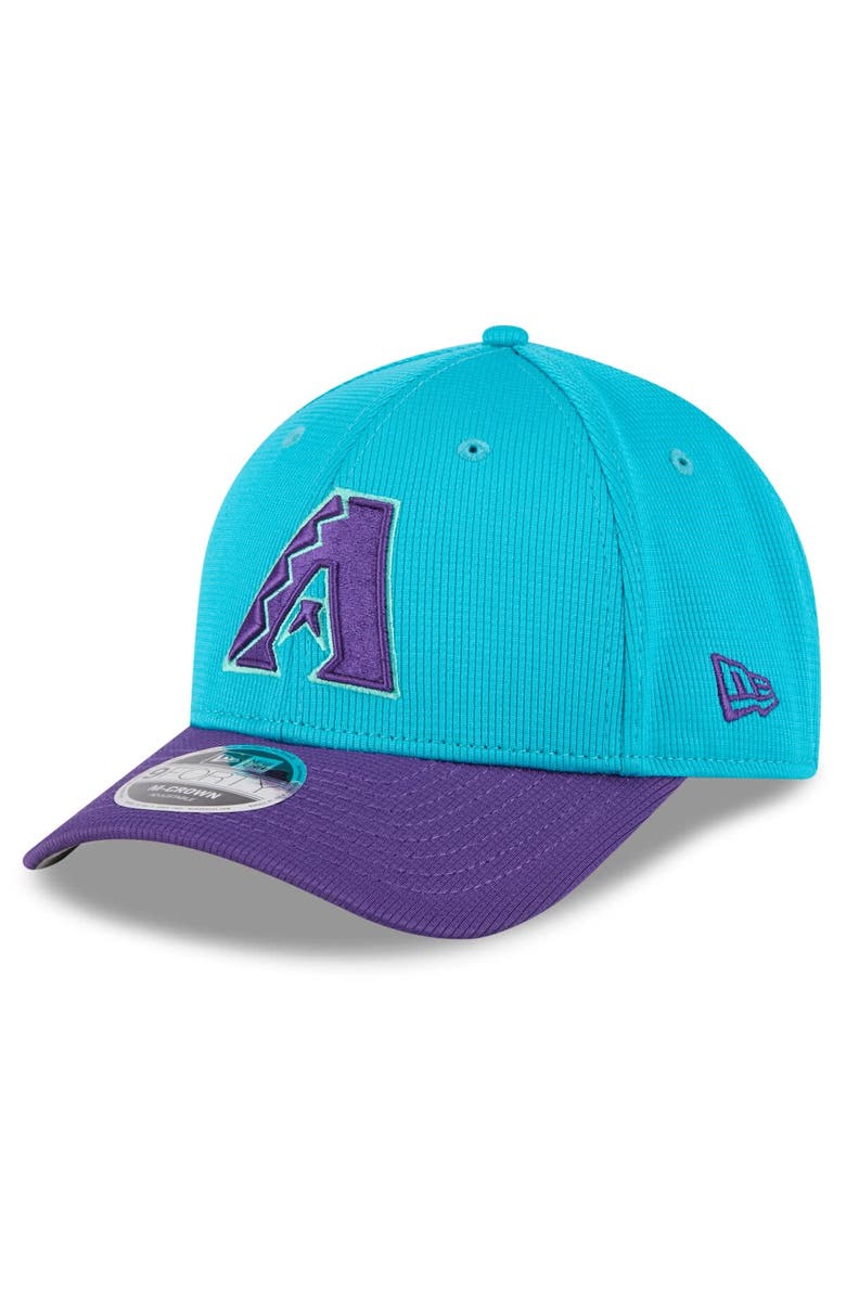 New Era Men's New Era  Teal/Purple Arizona Diamondbacks 2025 City Connect Batting Practice M-Crown 9FORTY Adjustable Hat, Main, color, Teal