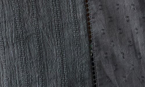 Faherty Lily Organic Cotton Button-up Shirt In Black