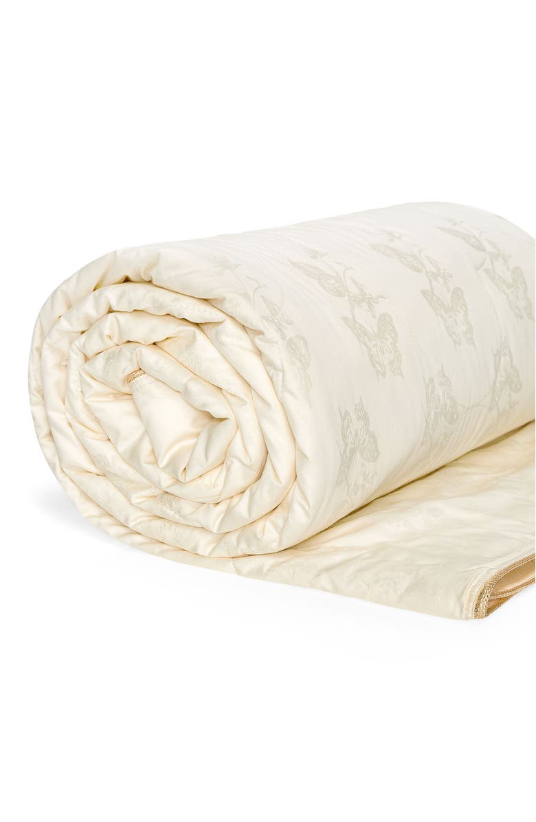 Togas Selena Light Tussah silk comforter, Alternate, color, White