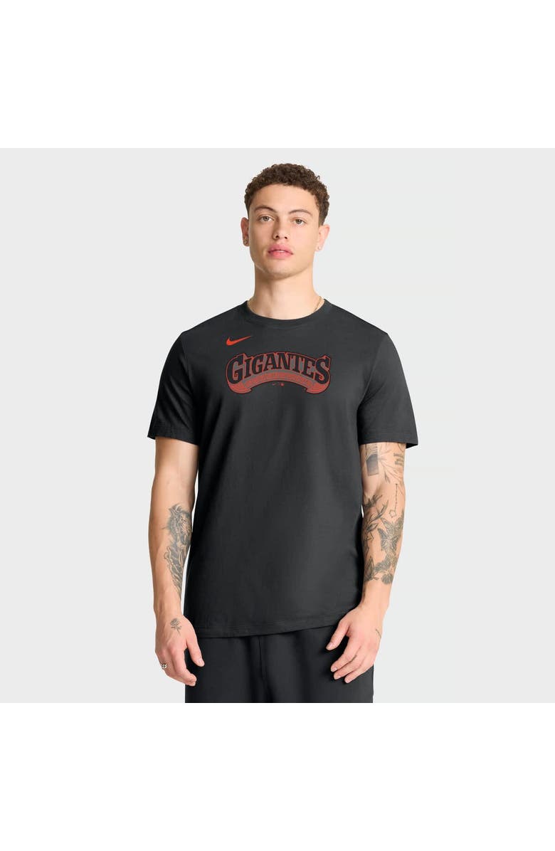 Nike Men's Nike Black San Francisco Giants Alternate Wordmark T-Shirt, Alternate, color, Black