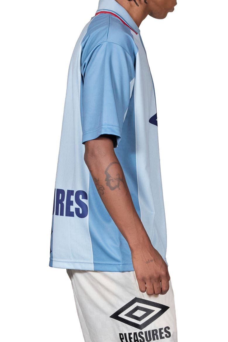 x Umbro Two Cats Short Sleeve Jersey, Alternate, color, BLUE