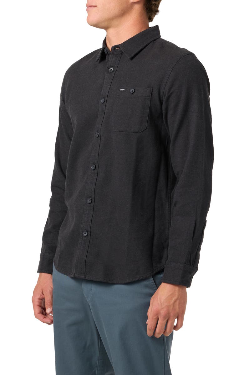 O'Neill Regent Flannel Button-Up Shirt, Alternate, color, Phantom
