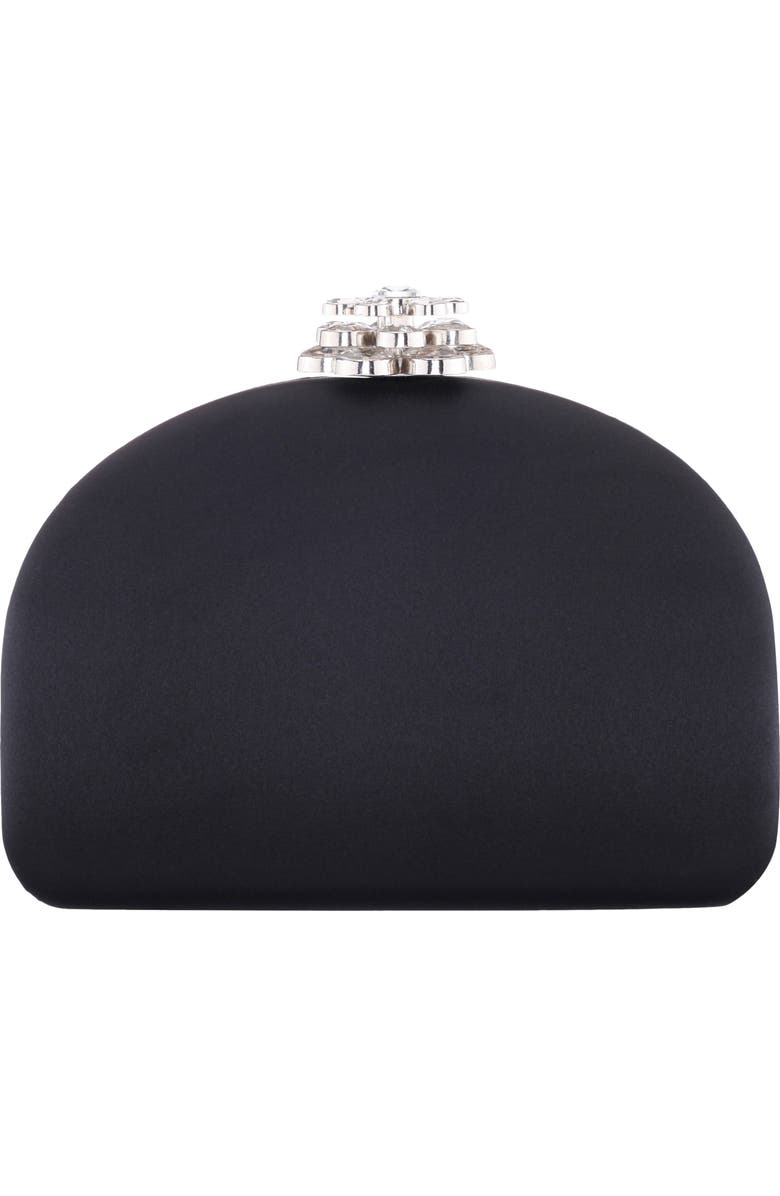 Nina Nivi Frame Clutch, Main, color, Black
