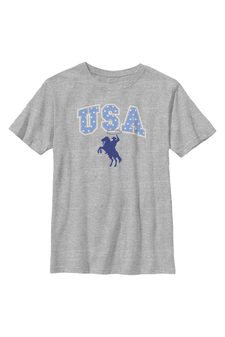 Boy's Lost Gods USA Star Rodeo  Graphic T-Shirt, Main, color, Sport Grey