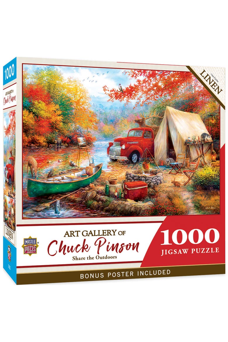 Share the Outdoors 1000 Piece Puzzle, Main, color, Multicolor