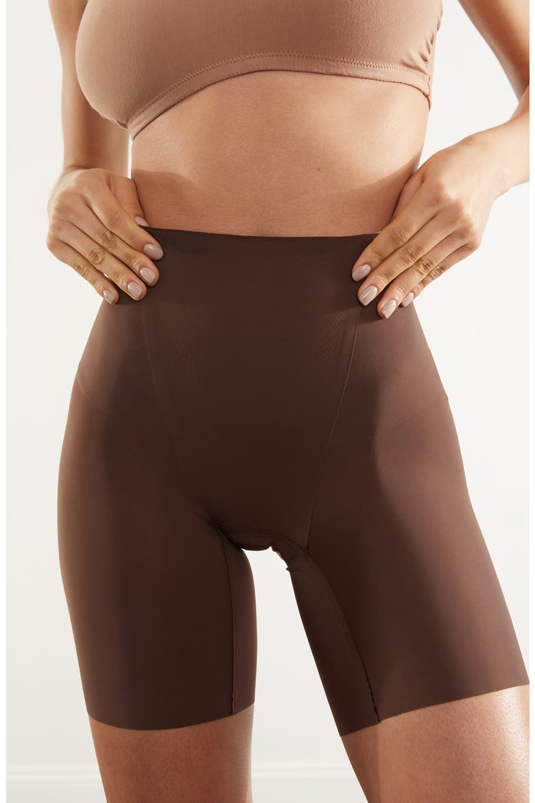 Zone Smoothing Shorts, Alternate, color, MOCHA