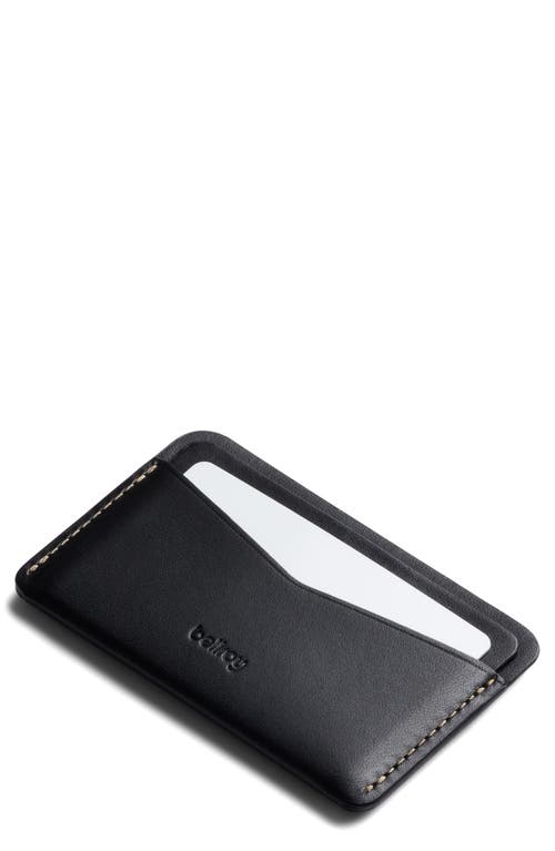 Bellroy Leather Rfid Card Case In Black