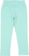 Leveret Girls Cotton Leggings, Solid Colors