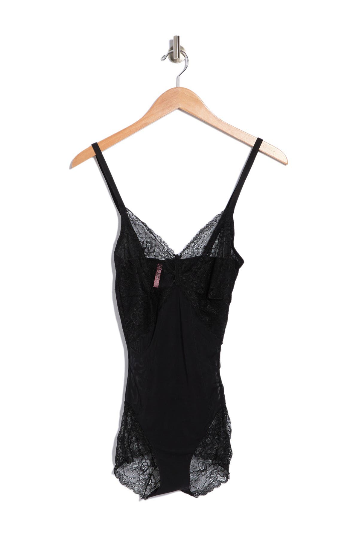 BODY BEAUTIFUL Power Mesh Front Shaping Panel Sexy Bodysuit (Women