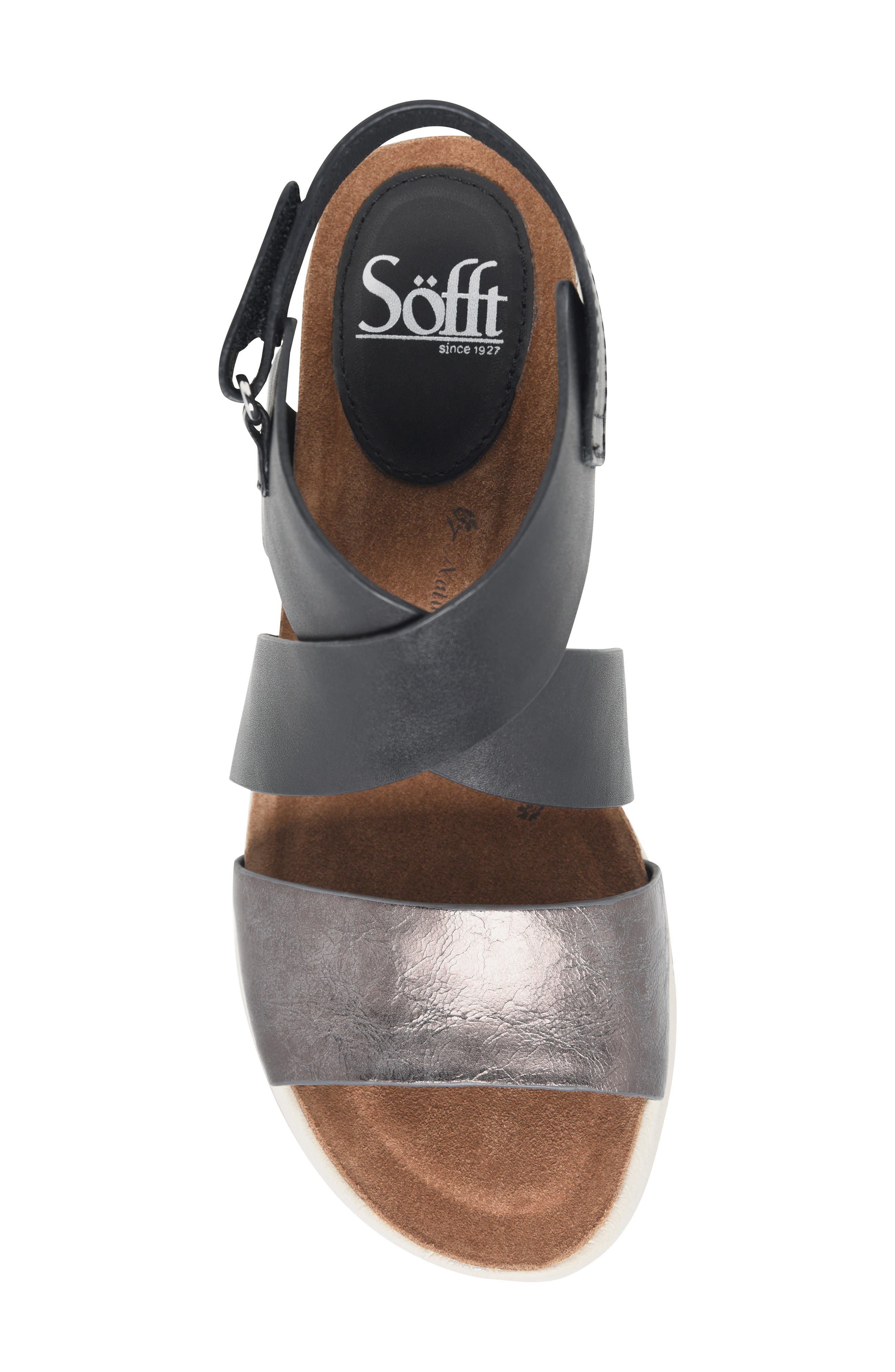 Söfft Charday Platform Sandal, Alternate, color, 