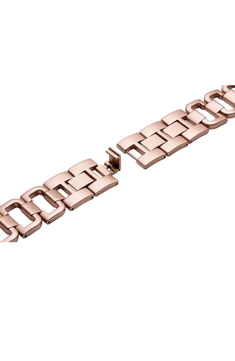 The Posh Tech Tiana Rose Gold IP Apple Watch<sup>®</sup> Watchband, Alternate, color, Rose Gold