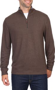 TailorByrd French Rib Quarter Zip Pullover