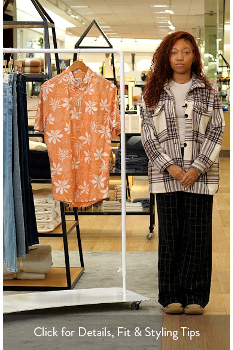 Island Daze Short Sleeve Cotton Blend Button-Down Shirt video