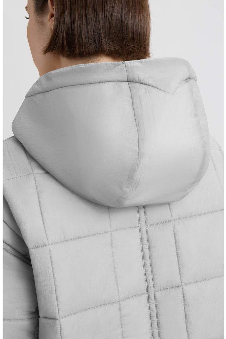 Camille Crinkle Puffer Jacket, Alternate, color, SILVER GREY