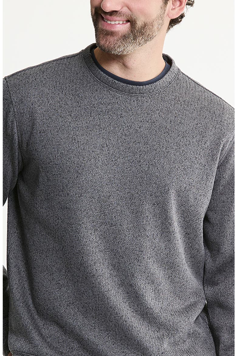 Sweater Fleece Crewneck, Alternate, color, GREY FLEECE
