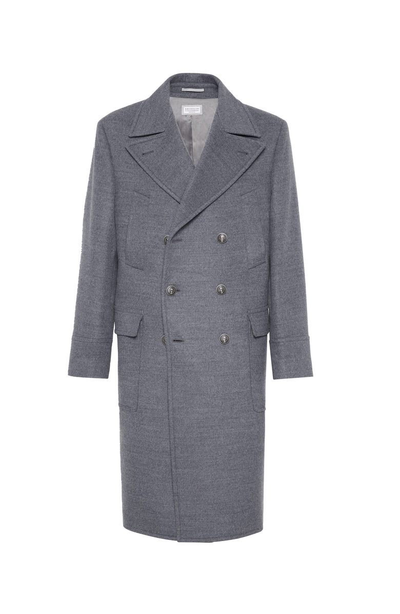 Brunello Cucinelli One-and-a-half-breasted coat, Main, color, 