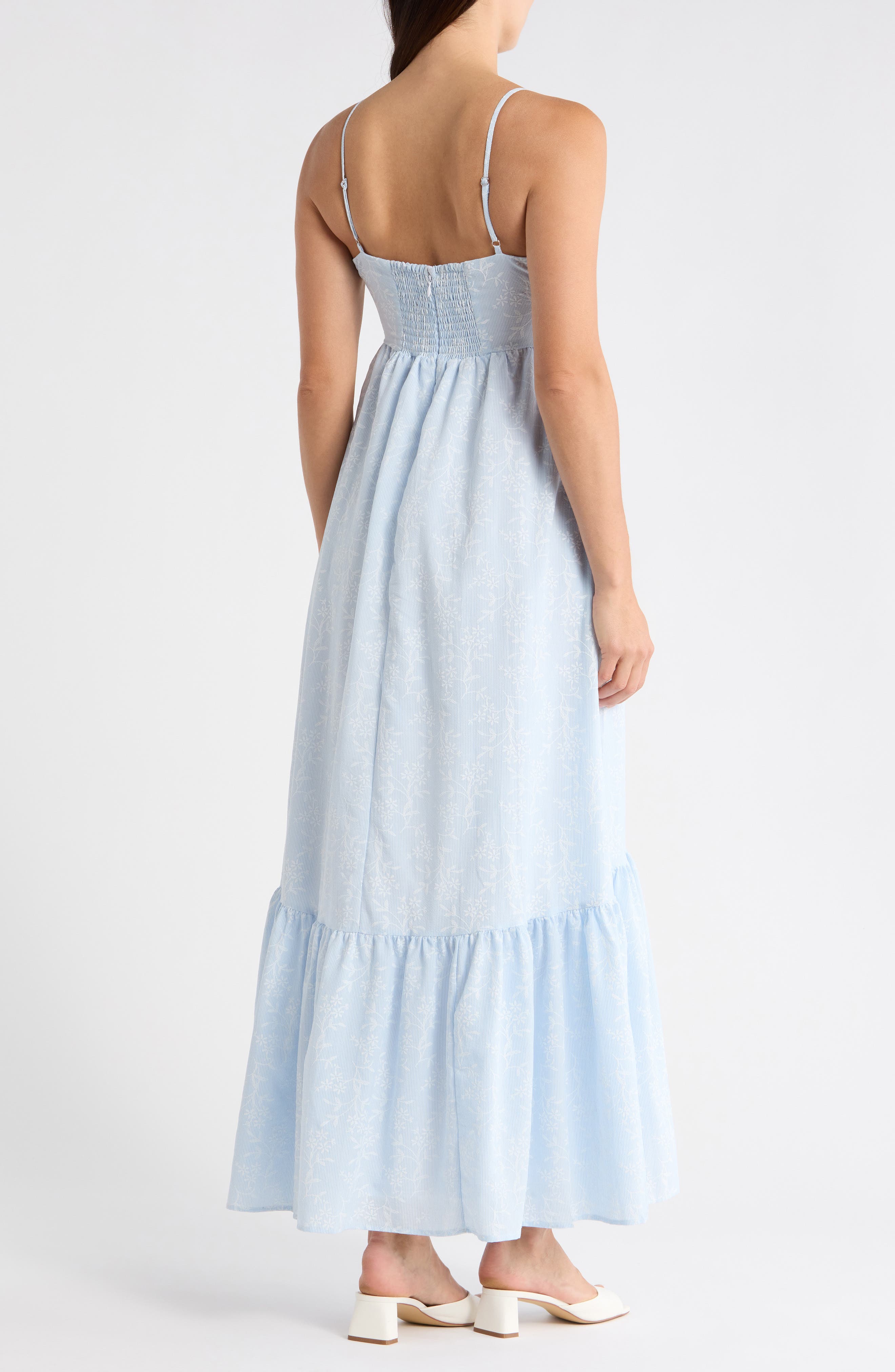 Empire Waist Cotton Maxi Dress - image 2