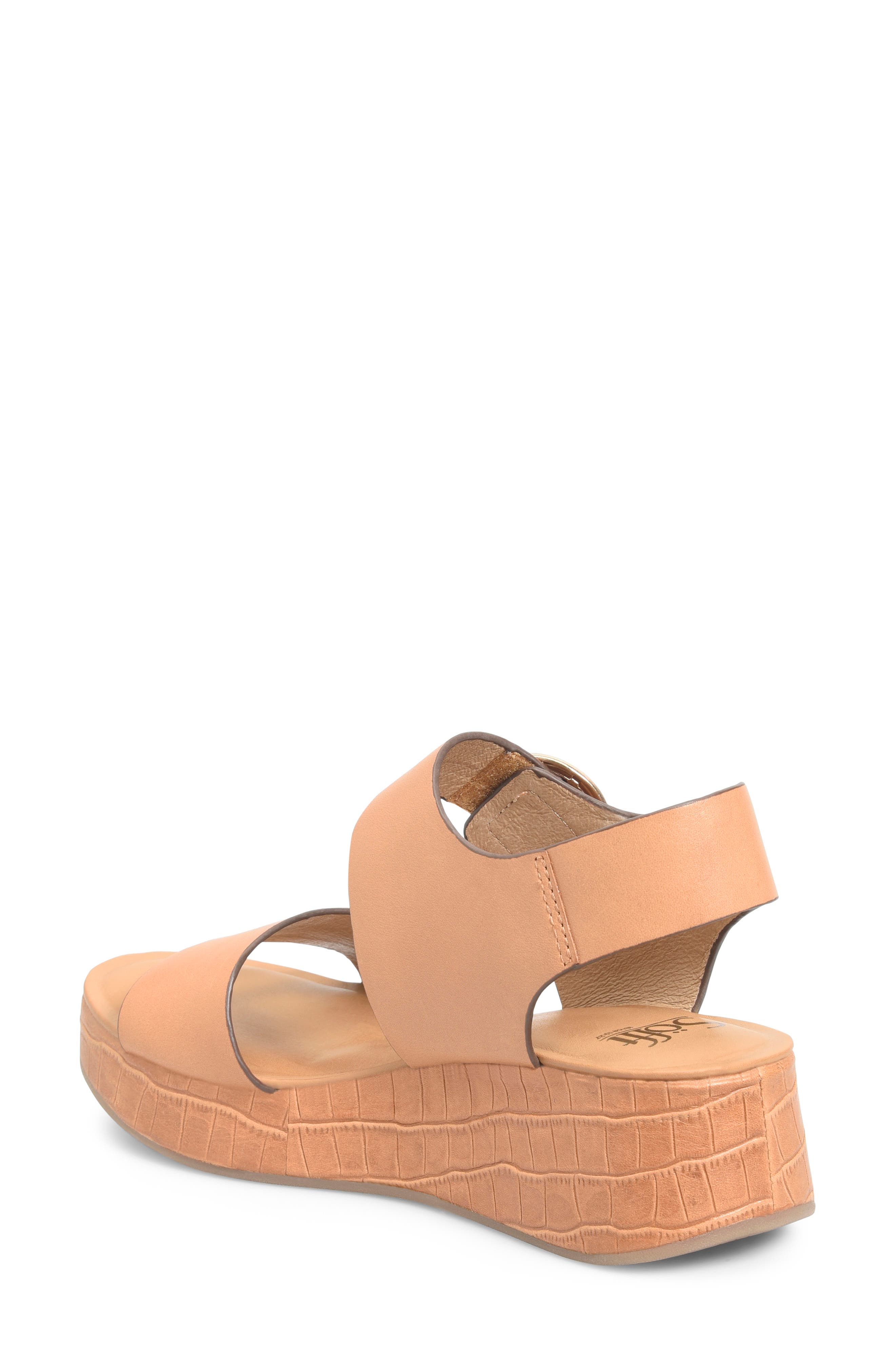 Faedra Ankle Strap Sandal, Alternate, color, LUGGAGE