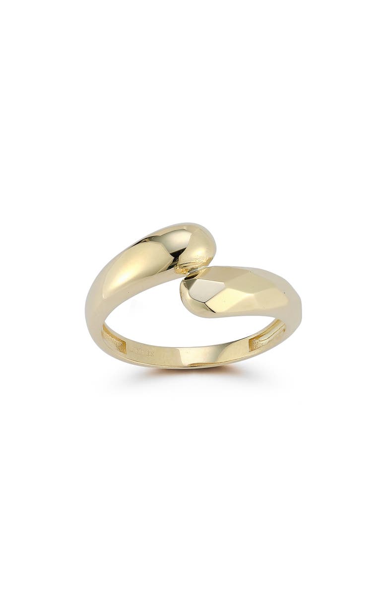 Ember Fine Jewelry 14K Gold Bypass Ring, Main, color, 