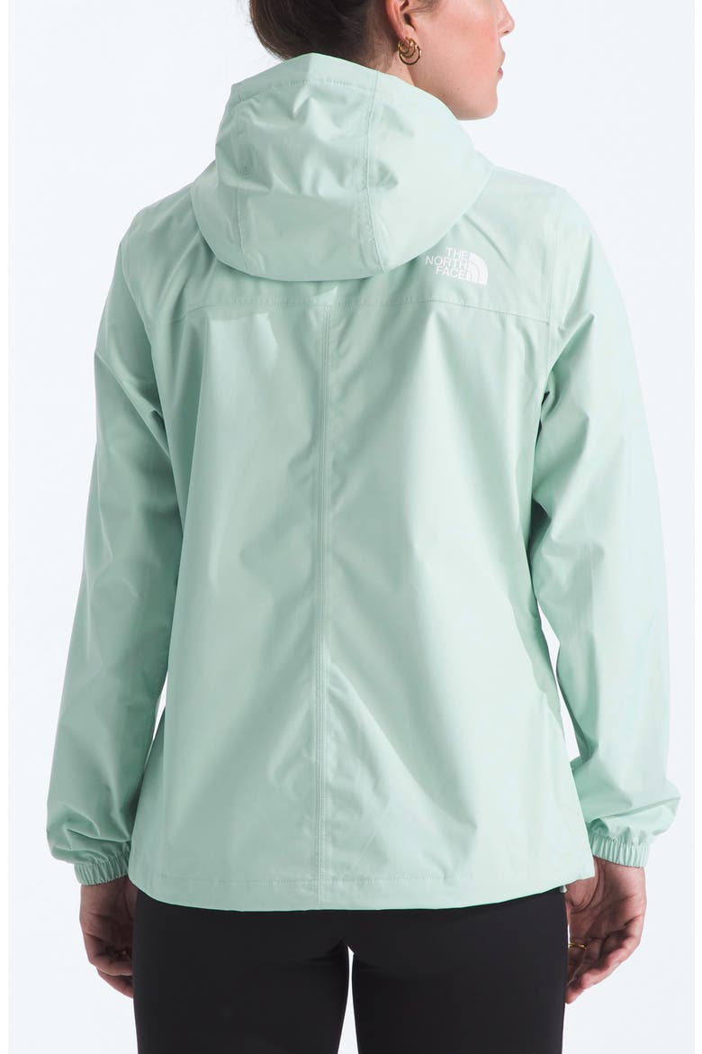 Antora Waterproof Hooded Rain Jacket, Alternate, color, OPAL FROST