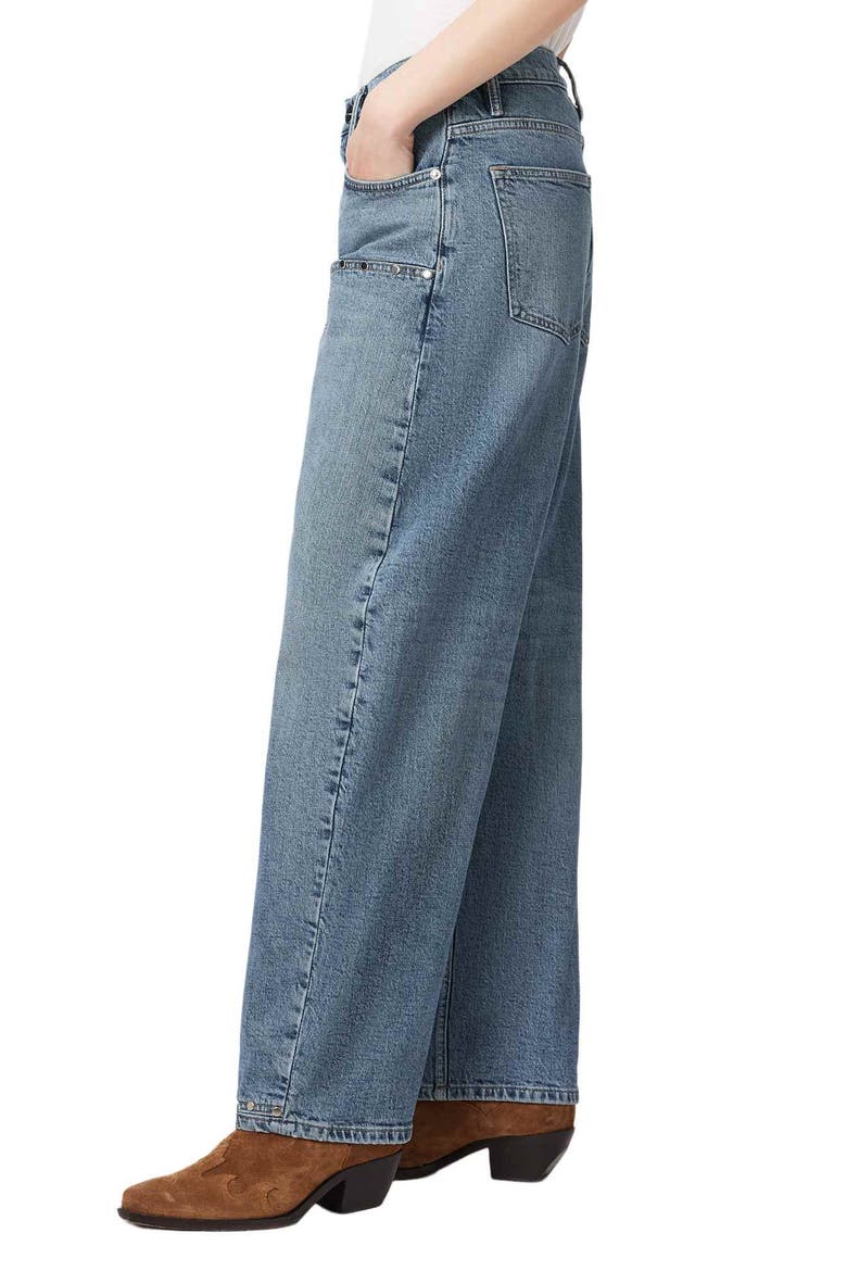 Sadie Studded Wide Leg Jeans, Alternate, color, LIGHT INDIGO