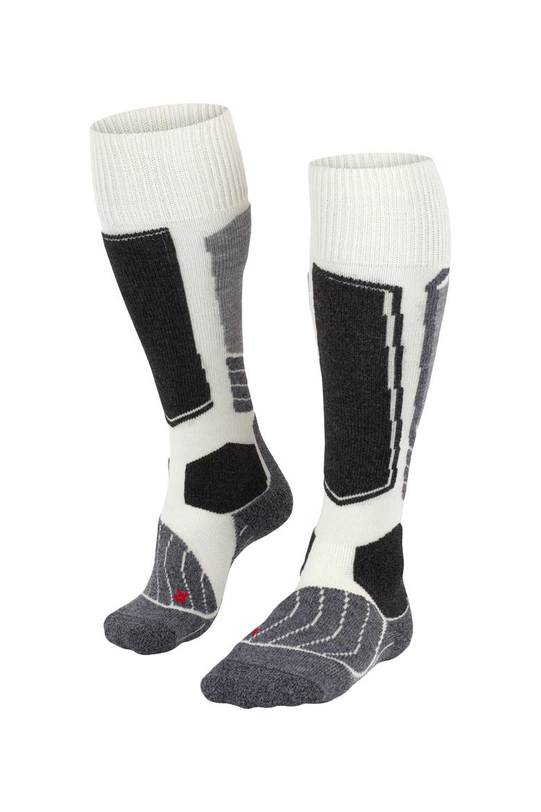 SK1 Comfort Ski Socks, Main, color, Off-White